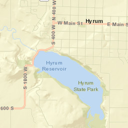 Hyrum Street Map