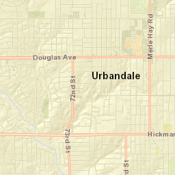 8525 Urbandale Ave Urbandale IA Street Map