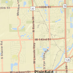 Plainfield Street Map