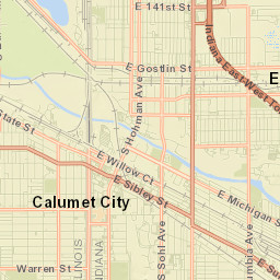 Calumet City Street Map