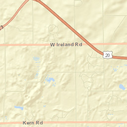 Saint Joseph County Street Map
