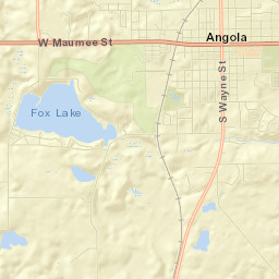Angola Street Map