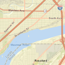 Rossford Street Map