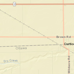 Curtice Street Map
