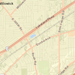 Willowick Street Map