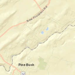 Pine Bush Street Map