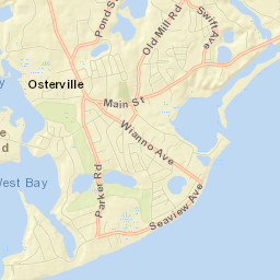 Osterville Street Map