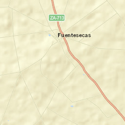 Fuentesecas Street Map