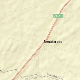 Benafarces Street Map