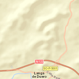 Langa de Duero Street Map