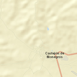 Castejón de Monegros Street Map