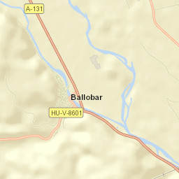 Ballobar Street Map