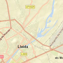 Lleida Street Map