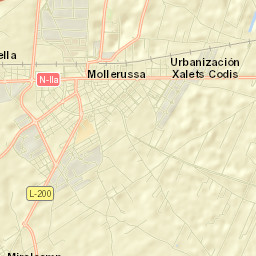 Mollerussa Street Map