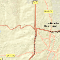 Canovelles Street Map