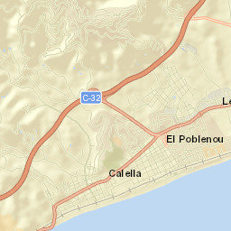 Calella Street Map