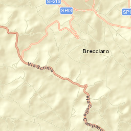 Colle Campano-Scrima Street Map