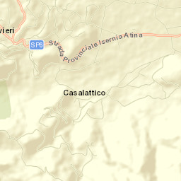 Casalattico Street Map