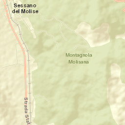 Sessano del Molise Street Map