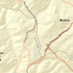 Molise Street Map
