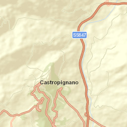 Castropignano Street Map