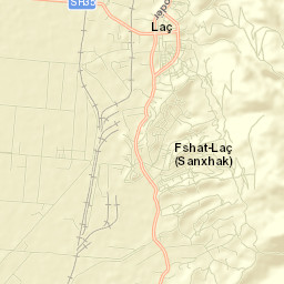 Bashkia Kurbin Street Map