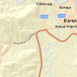 Bartın Street Map