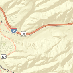Rock Springs Street Map