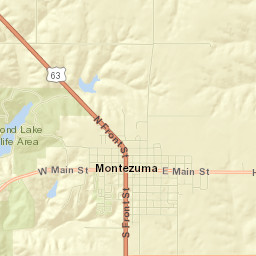 Montezuma Street Map