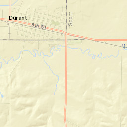Durant Street Map