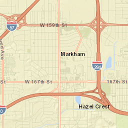 16900 Kedzie Avenue, Hazel Crest, IL Street Map