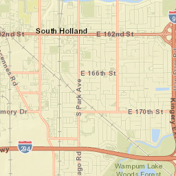 South Holland Street Map
