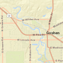 Goshen Street Map