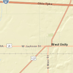 West Unity Street Map