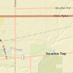 Swanton Street Map