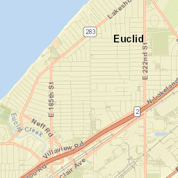 Euclid Street Map
