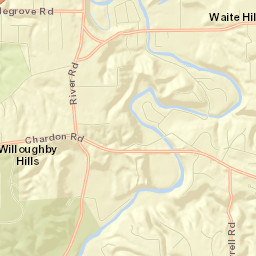 Willoughby Hills Street Map