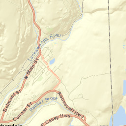 Simpson Street Map