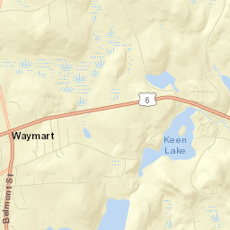 Waymart Street Map