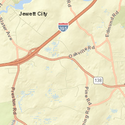 Jewett City Street Map