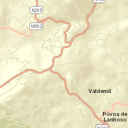 Póvoa de Lanhoso Street Map