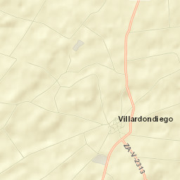 Villardondiego Street Map