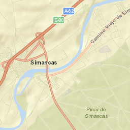 Simancas Street Map