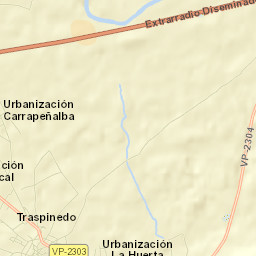 Traspinedo Street Map