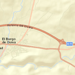 El Burgo de Osma Street Map