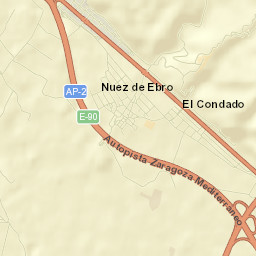 Nuez de Ebro Street Map