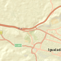 Igualada Street Map