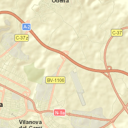 Òdena Street Map