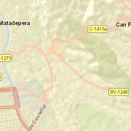 Matadepera Street Map