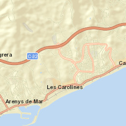 Arenys de Mar Street Map